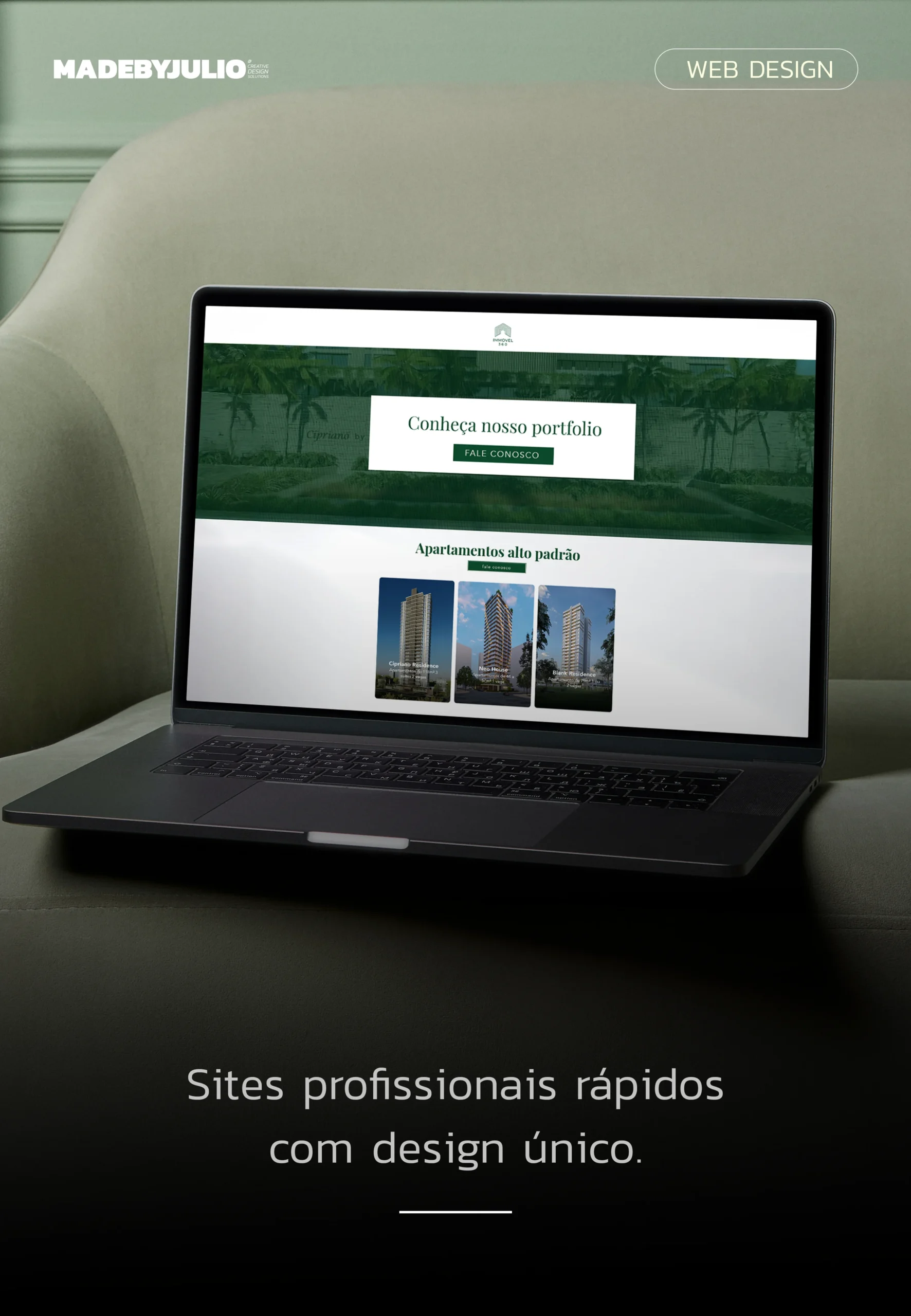 WEBDESIGN - IMOBILIÁRIA - Design Criativo Maringá